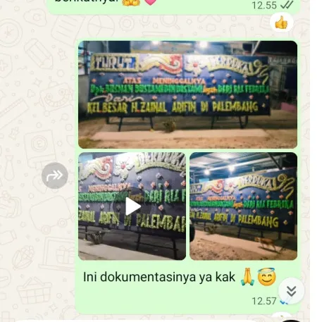 Pengiriman Papan Bunga Duka Sukun