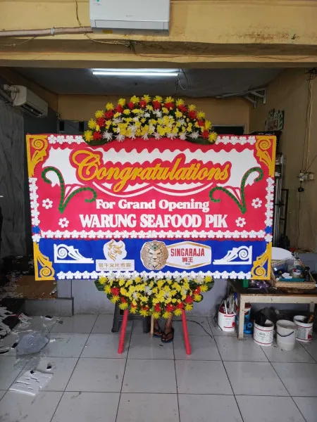 Papan Bunga Ucapan Selamat Sukun